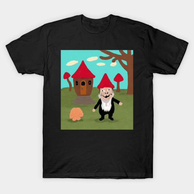 gnome groundhog T-Shirt by Catbrat